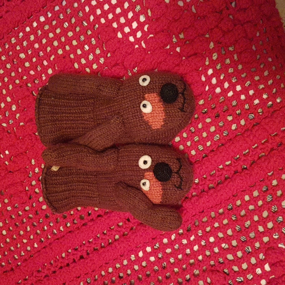 Delux wool mittens